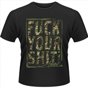Buy Attila Fuck Your Shit Unisex Size X-Large Tshirt