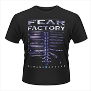 Buy Fear Factory Demanfacture Front & Back Print Unisex Size Small Tshirt