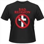 Buy Bad Religion Cross Buster Unisex Size Medium  Tshirt