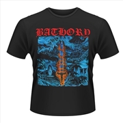Buy Bathory Blood On Ice Front & Back Print Unisex Size X-Large Tshirt