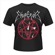 Buy Emperor Pentagram 2014 Front & Back Print Unisex Size Large Tshirt