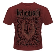 Buy Behemoth Furor Divinus Maroon Unisex Size Medium Tshirt