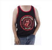 Buy Zip Code 2015 Circle Logo Black Ringer Tank (Tank Vest, Mens Unisex: X-Large)
