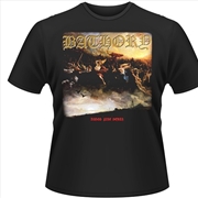 Buy Bathory Blood Fire Death Front & Back Print Unisex Size X-Large Tshirt