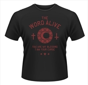 Buy The Word Alive Curse Unisex Size Medium Tshirt