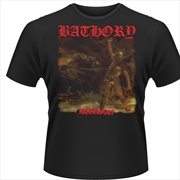Buy Bathory Hammerheart Front & Back Print Unisex Size Medium Tshirt
