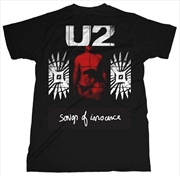 Buy U2 Songs Of Innocence Red Shade Unisex Size Large Tshirt