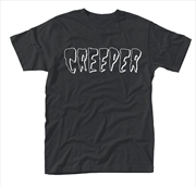 Buy Creeper Death Card Front & Back Print Unisex Size X-Large Tshirt