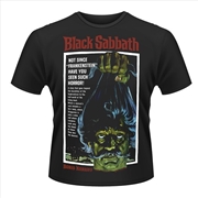 Buy Black Sabbath Black Sabbath Poster Unisex Size Small Tshirt