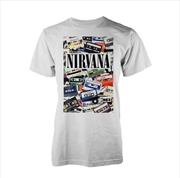 Buy Nirvana Cassettes Unisex Size Medium Tshirt