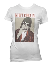 Buy Kurt Cobain Cigarette Girlie Womens Size 14 Tshirt