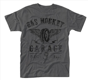 Buy Gas Monkey Garage Tyres Parts Service Unisex Size Medium Tshirt