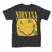 Buy Nirvana Box Smiley Unisex Size X-Large Tshirt