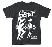 Buy The Beat Tears Of A Clown Black T-Shirt Unisex Size Medium Tshirt
