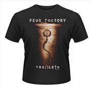 Buy Fear Factory Obsolete Front & Back Print Unisex Size Medium Tshirt