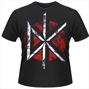 Buy Dead Kennedys Distressed Dk Logo Unisex Size Medium Tshirt