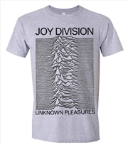 Buy Joy Division Unknown Pleasures Grey Unisex Size Small Tshirt
