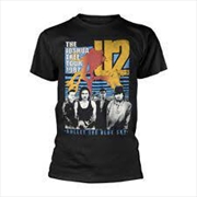 Buy U2 Joshua Tree Organic Ts / Metallic Print Unisex Size Large Tshirt