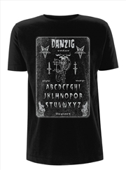 Buy Danzig Ouija Board T-Shirt Unisex Size Large Tshirt