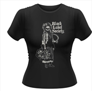 Buy Black Label Society Death Girlie Womens Size 12 Tshirt