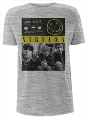 Nirvana Bleach Tape Photo Unisex Size Medium Tshirt | Apparel