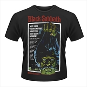 Buy Black Sabbath Black Sabbath Poster Unisex Size X-Large Tshirt