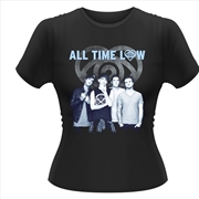 Buy All Time Low Colourless Blue Girlie  Womens Size 12 Tshirt