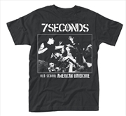 Buy 7 Seconds Old School America Unisex: Small Tshirt