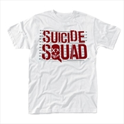 Buy Suicide Squad Logo Line Up Unisex Size Medium Tshirt