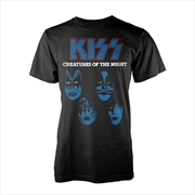 Buy Kiss Creatures Of The Night Unisex Size X-Large Tshirt