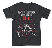 Buy Grim Reaper See You In Hell  L Tshirt