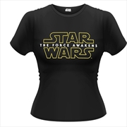 Force Awakens Logo (T-Shirt, Girlie  Womens: 10) | Apparel