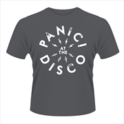 Panic At The Disco Rotating Bolt Size Large Tshirt | Apparel