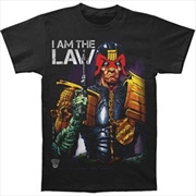 Buy 2000ad Judge Dredd I Am The Law Size S Tshirt