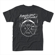 Buy American Authors Drums Size S Tshirt