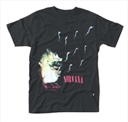 Buy Nirvana Black Neon Seahorse Size Small Tshirt