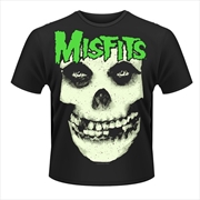 Buy Misfits Glow Jurek Skull   XL Tshirt