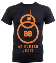 Star Wars The Force Awakens Bb-8 Size XL Tshirt | Apparel