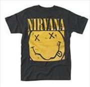Buy Nirvana Box Smiley Size Large Tshirt