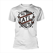 Buy All Time Low Shield White Size S Tshirt