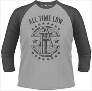 All Time Low Emblem Baseball Shirt Size L | Apparel
