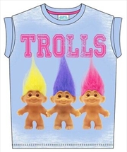 Buy Trolls Varsity Troll Roll Sleeve Size Womens 12 Shirt