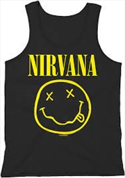 Buy Nirvana Smiley Paint Tank   XXL Shirt