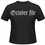 Buy October File Why... Black Size Medium Tshirt
