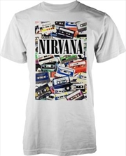 Buy Nirvana Cassettes Size Small Tshirt
