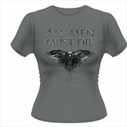 Game Of Thrones All Men Must Die Size 16 Tshirt | Apparel