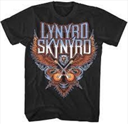 Buy Lynyrd Skynyrd Crossed Guitars  XXL Tshirt