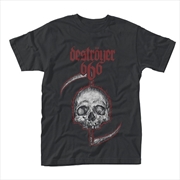 Buy Destroyer 666 Skull Size Xl Tshirt