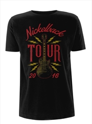 Buy Nickelback Guitar Tour 2016 Size Medium Tshirt