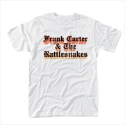 Buy Frank Carter And The Rattle Gradient White Size Xl Tshirt